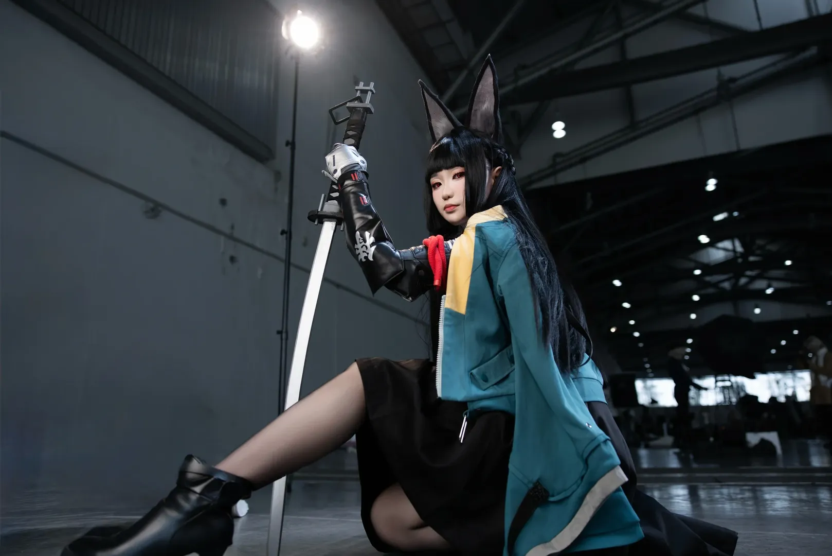 绝区零, 漫展返图, 星见雅cos, cosplay穿搭, 黑丝cos - 第9张