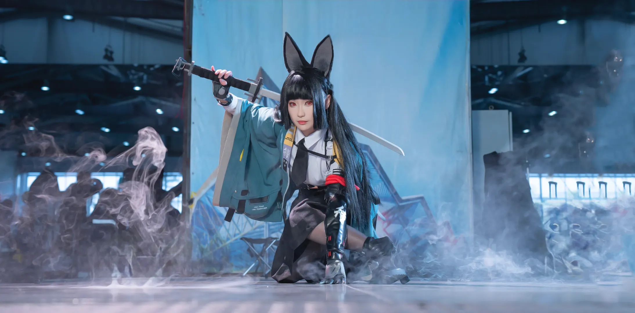 ゼンレスゾーンゼロ, イベント写真, 星見雅コスプレ, 二次元ファッション, 黒タイツ コーデ - 1枚目