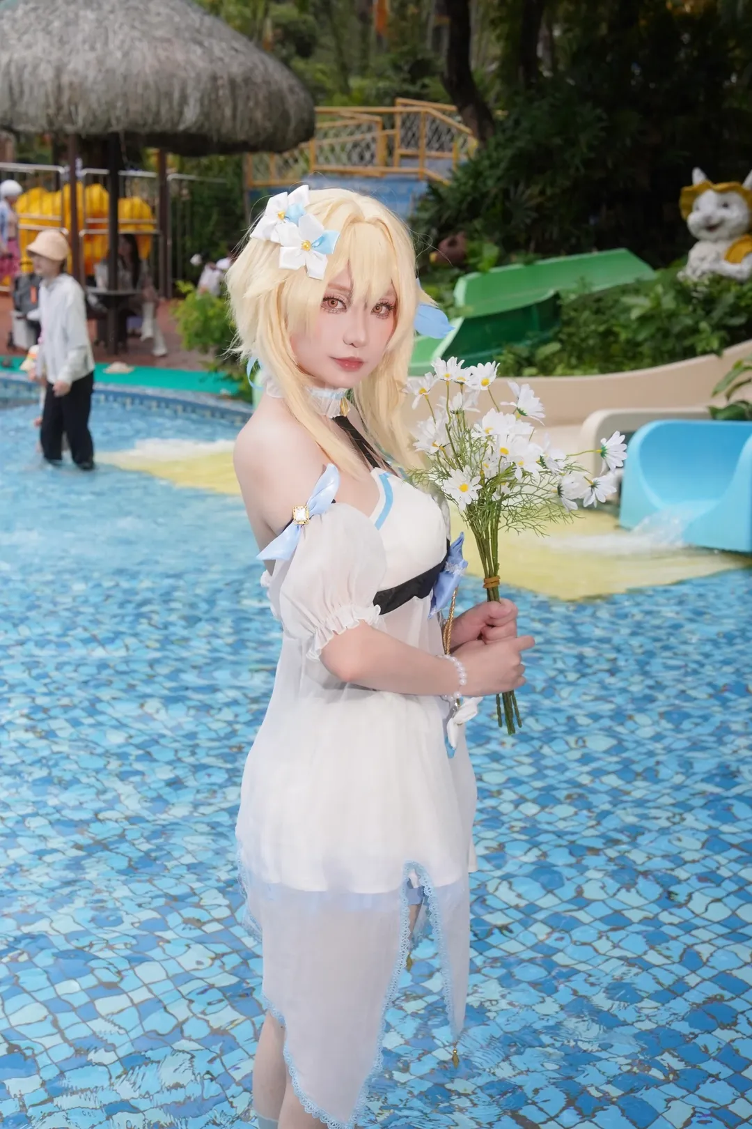 原神, cosplay, 荧cos, 夏日泳装, 水乐园 - 第5张