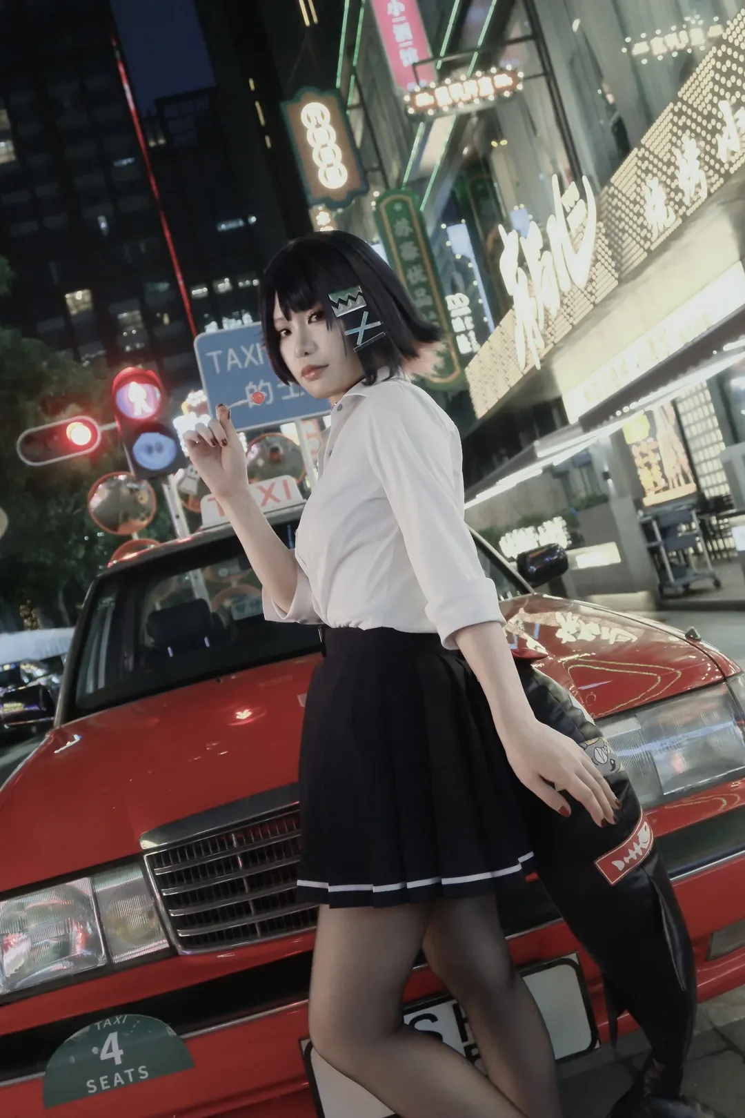 绝区零, 艾莲乔cos, JK制服, 黑丝, cosplay日常 - 第1张