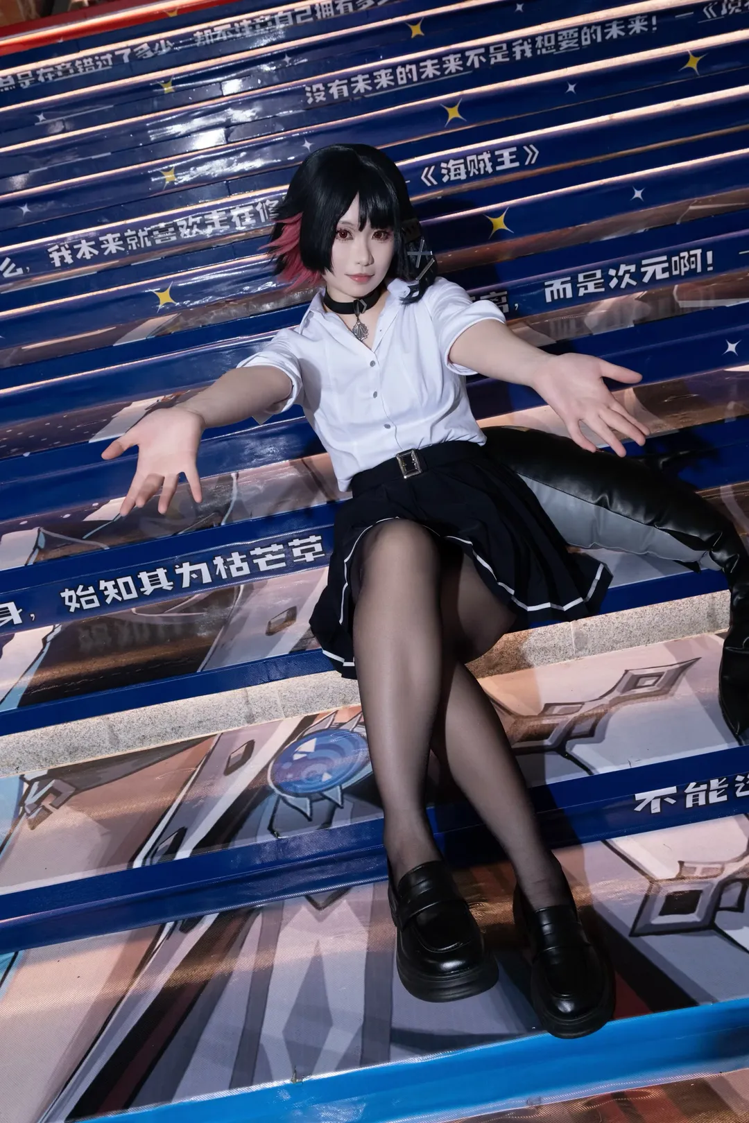 绝区零, 艾莲乔cos, JK制服, 黑丝, cosplay日常 - 第2张