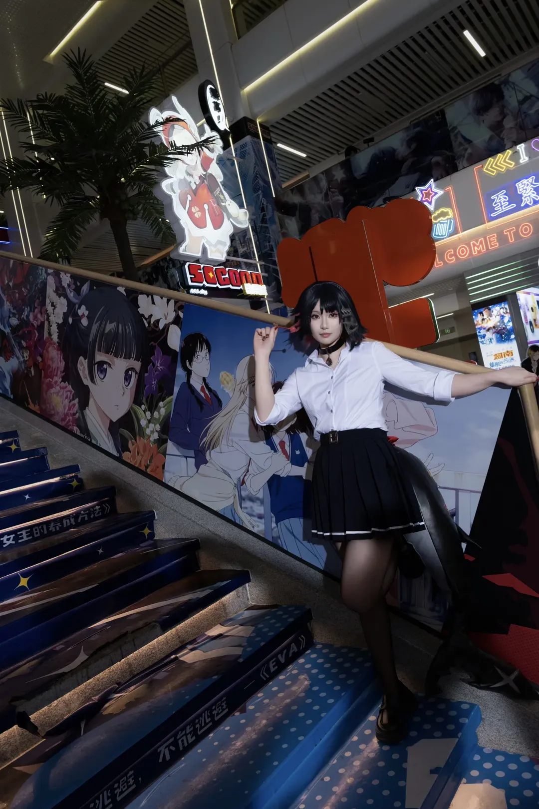 绝区零, 艾莲乔cos, JK制服, 黑丝, cosplay日常 - 第4张