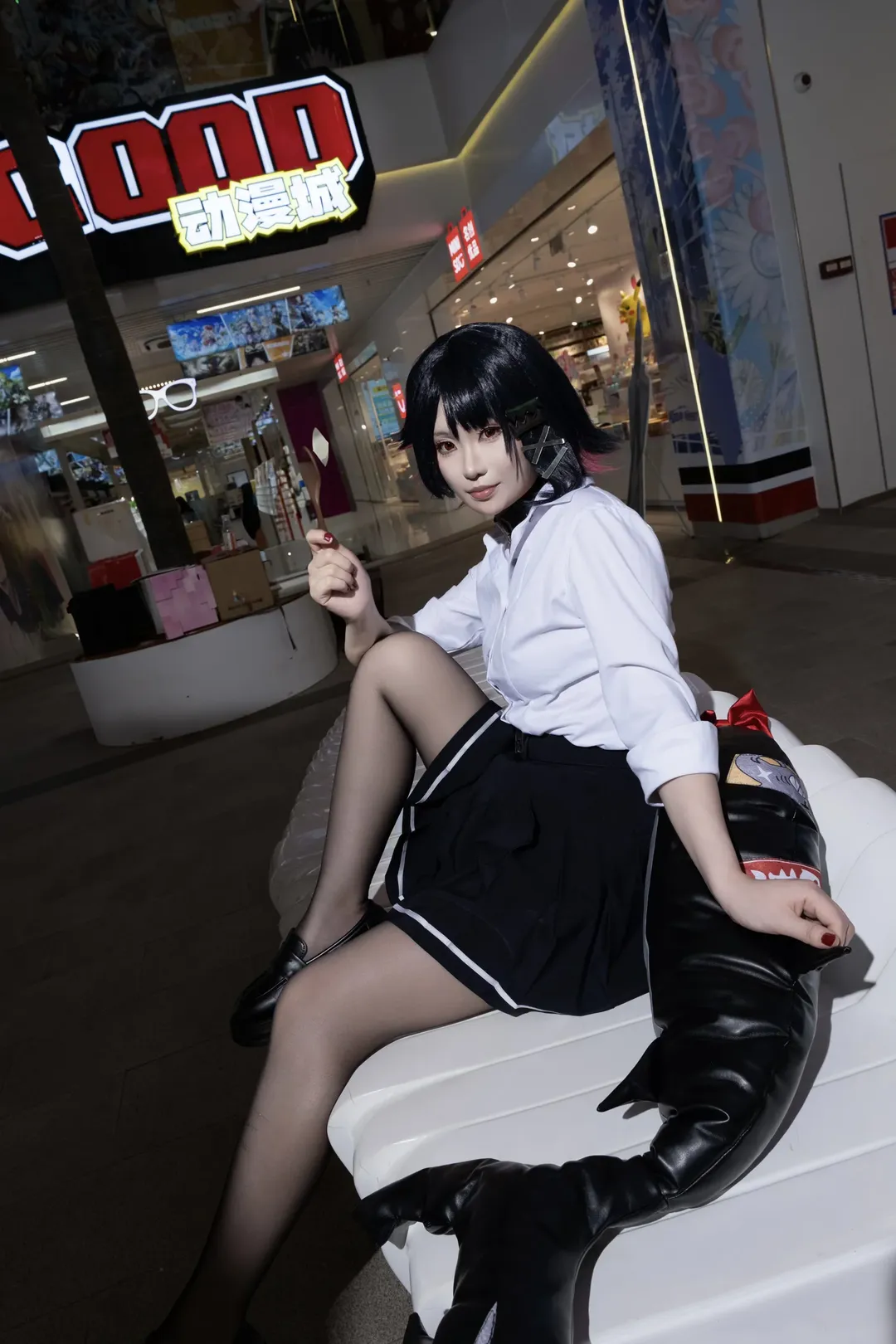 绝区零, 艾莲乔cos, JK制服, 黑丝, cosplay日常 - 第6张
