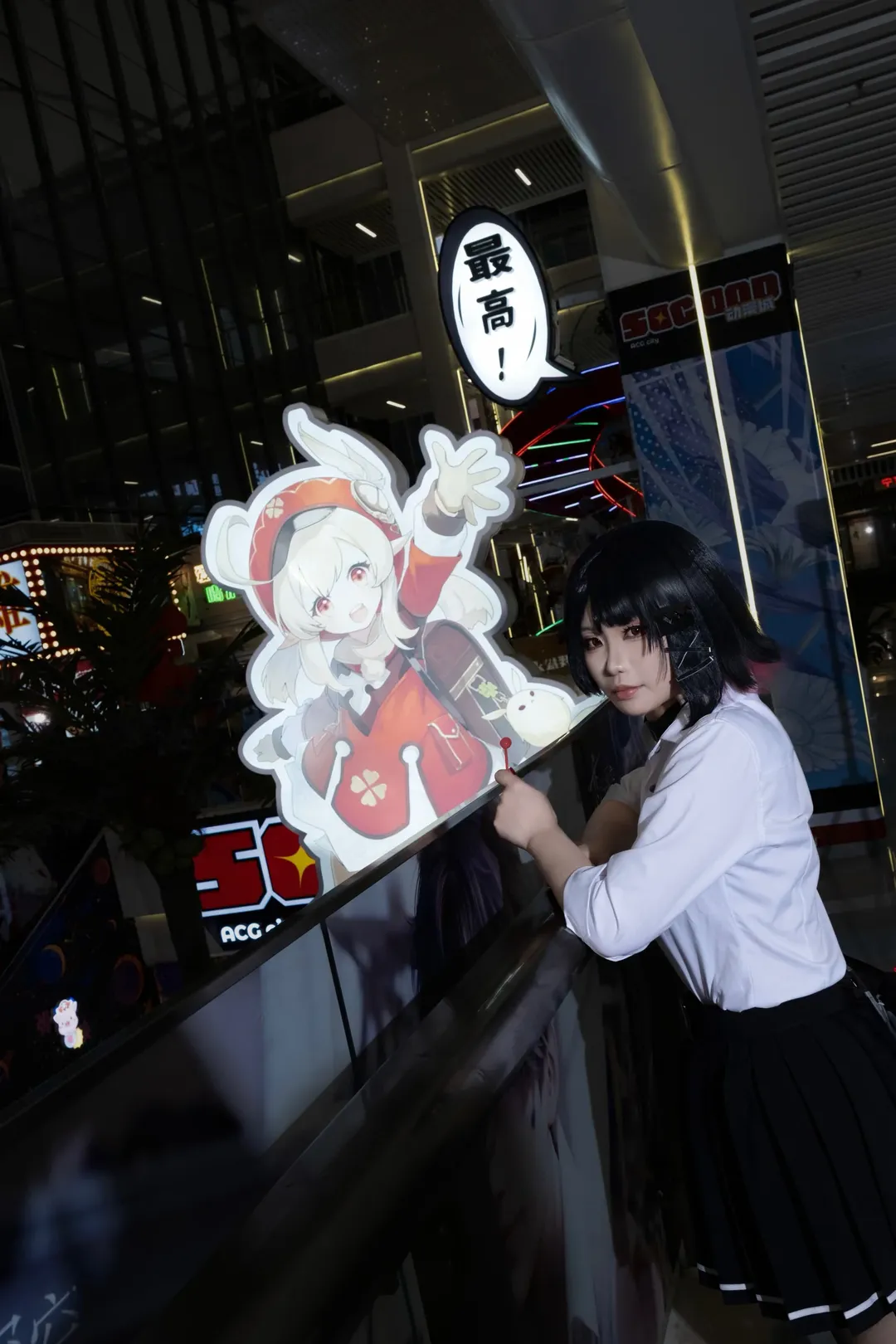 绝区零, 艾莲乔cos, JK制服, 黑丝, cosplay日常 - 第7张
