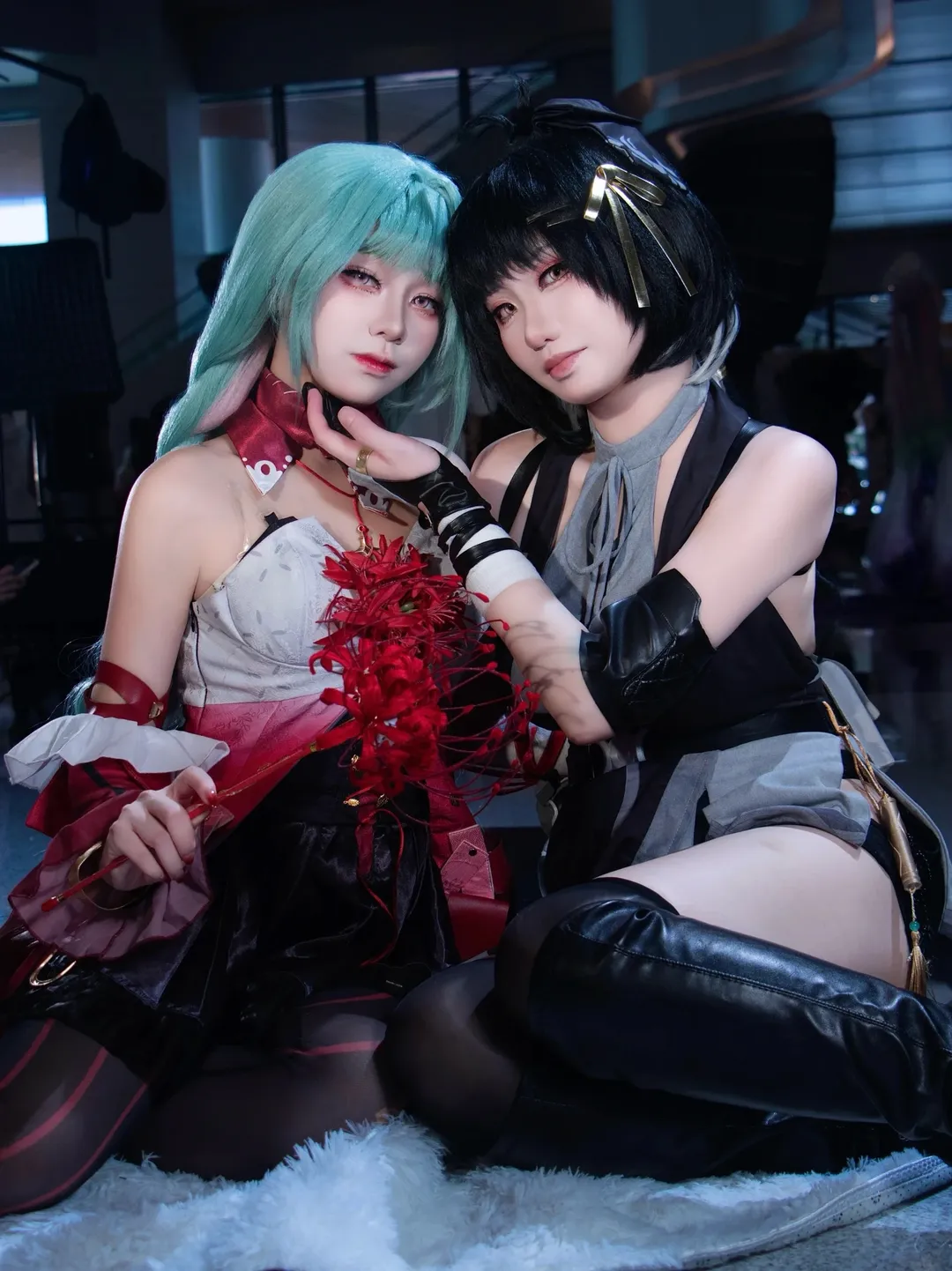 鸣潮, cosplay, 二次元摄影, 弗洛洛cos, 过膝靴cos - 第1张