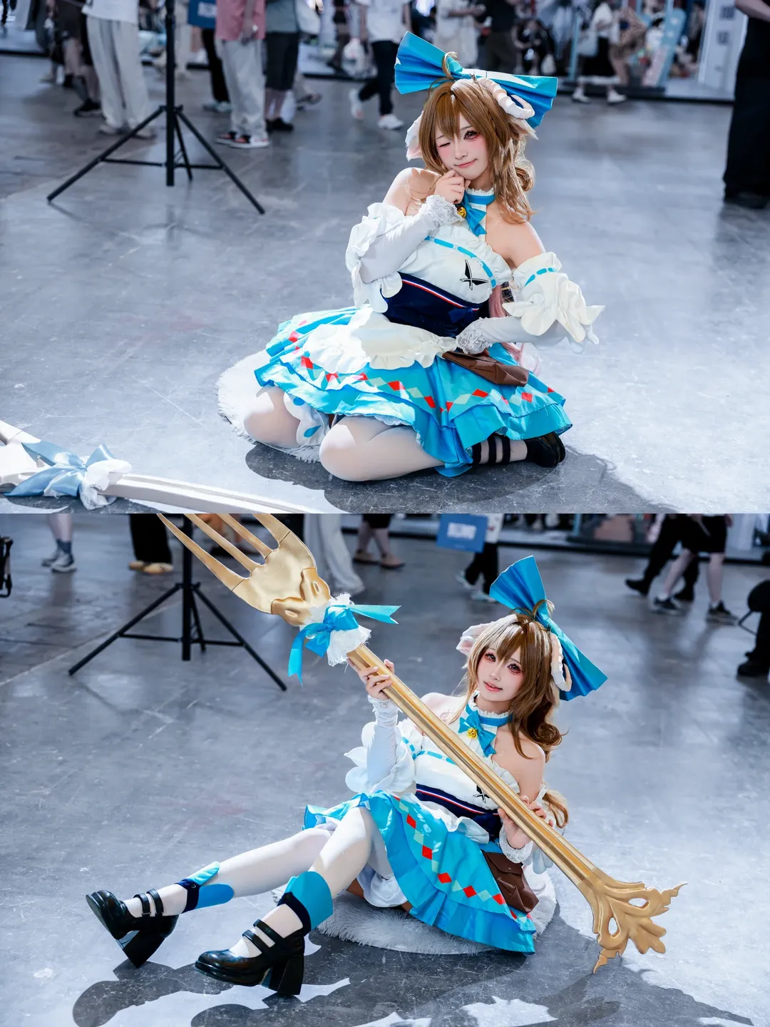 cosplay, 漫展, 明日方舟, 白丝, 艾雅法拉cos - 第1张