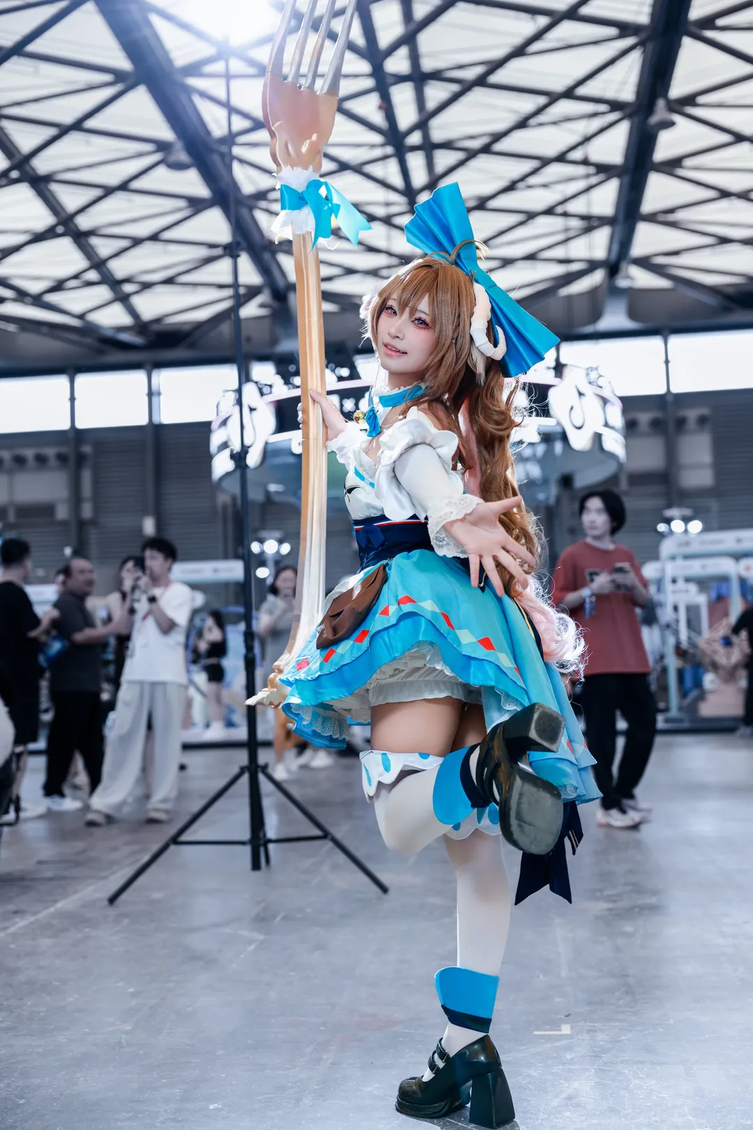 cosplay, 漫展, 明日方舟, 白丝, 艾雅法拉cos - 第2张