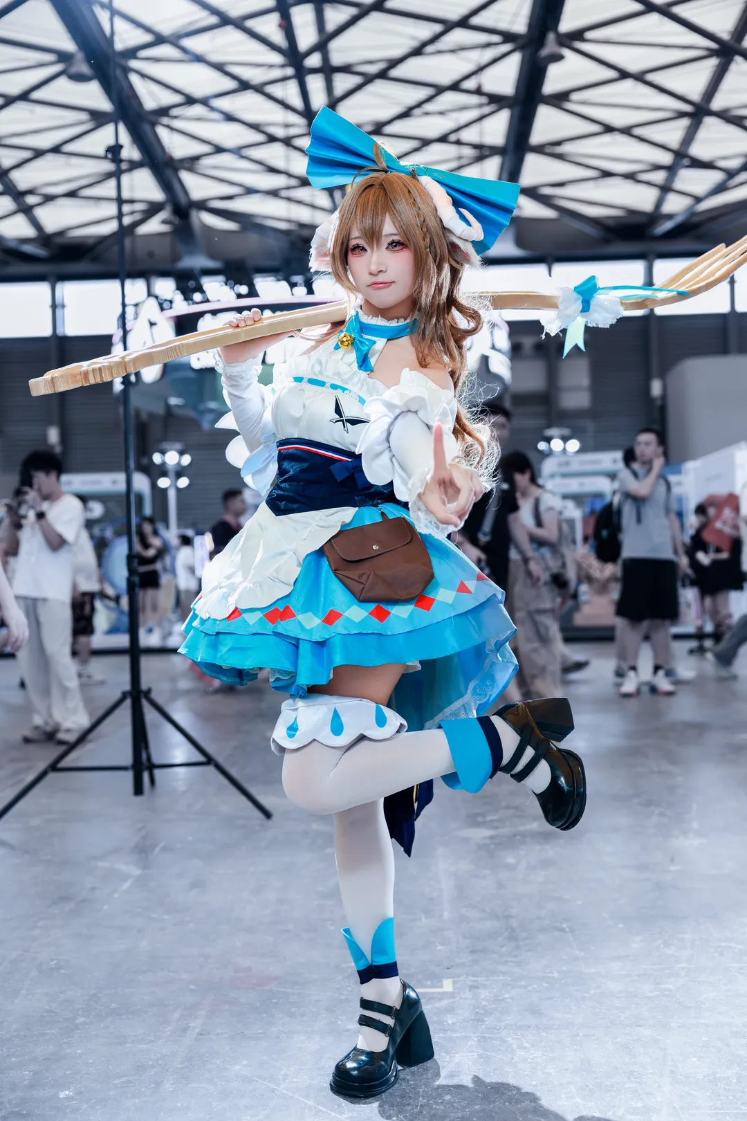 cosplay, 漫展, 明日方舟, 白丝, 艾雅法拉cos - 第3张