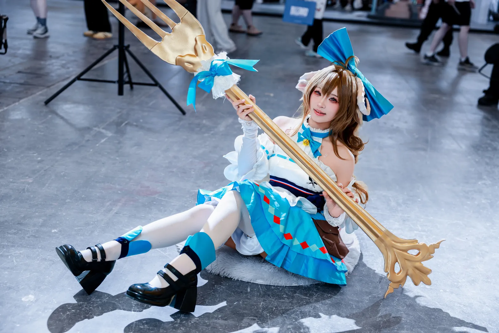 cosplay, 漫展, 明日方舟, 白丝, 艾雅法拉cos - 第5张