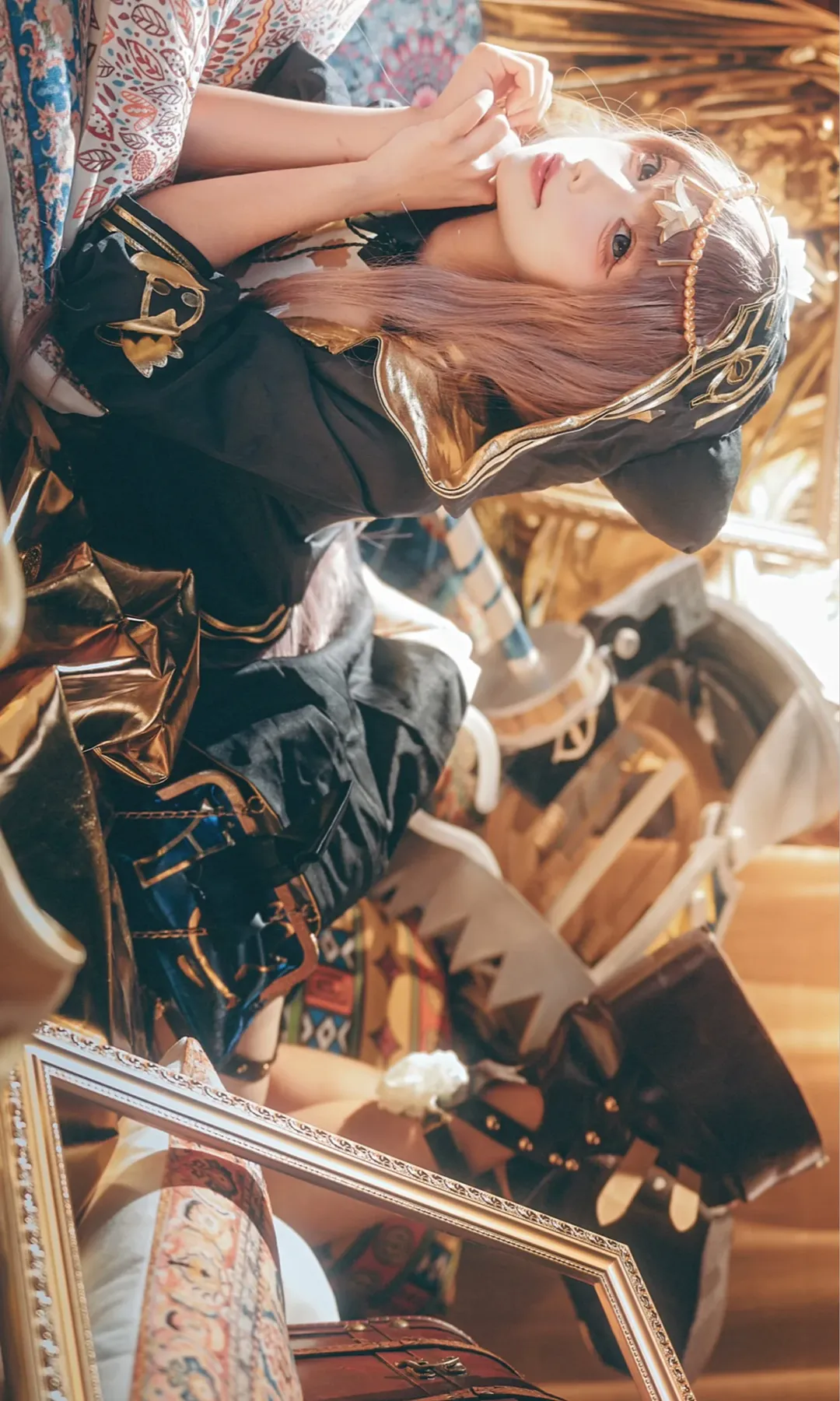 cosplay, 明日方舟, 复古风, 佩佩cos, 腿环 - 第3张