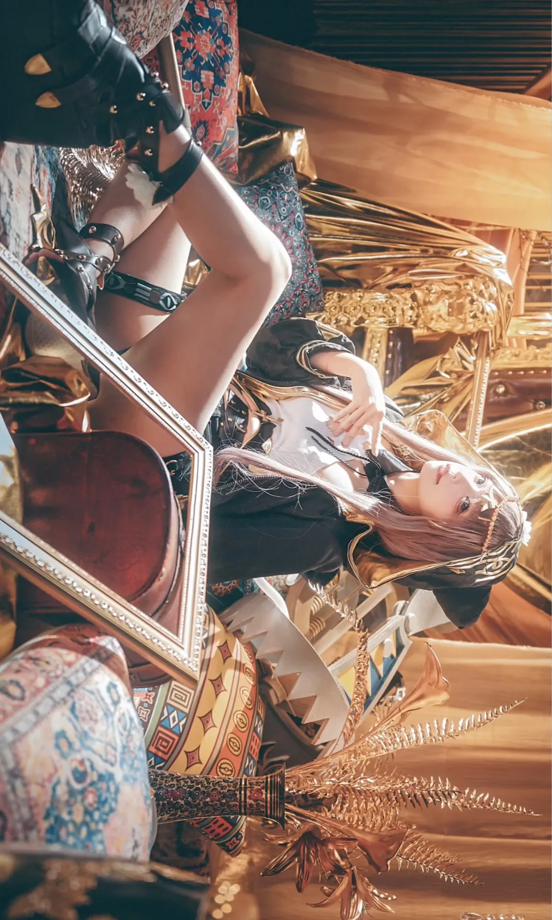 cosplay, 明日方舟, 复古风, 佩佩cos, 腿环 - 第4张