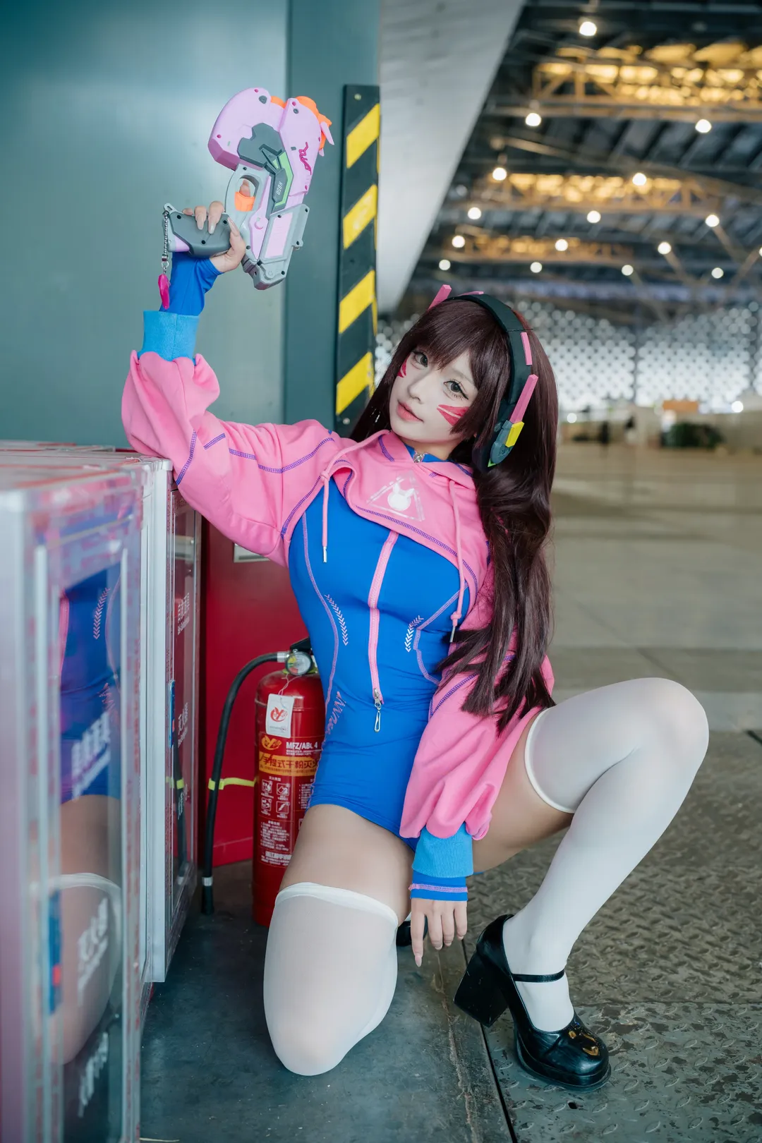 漫展返圖, 守望先鋒, cosplay攝影, 白絲穿搭, D.Va cos - 第2張