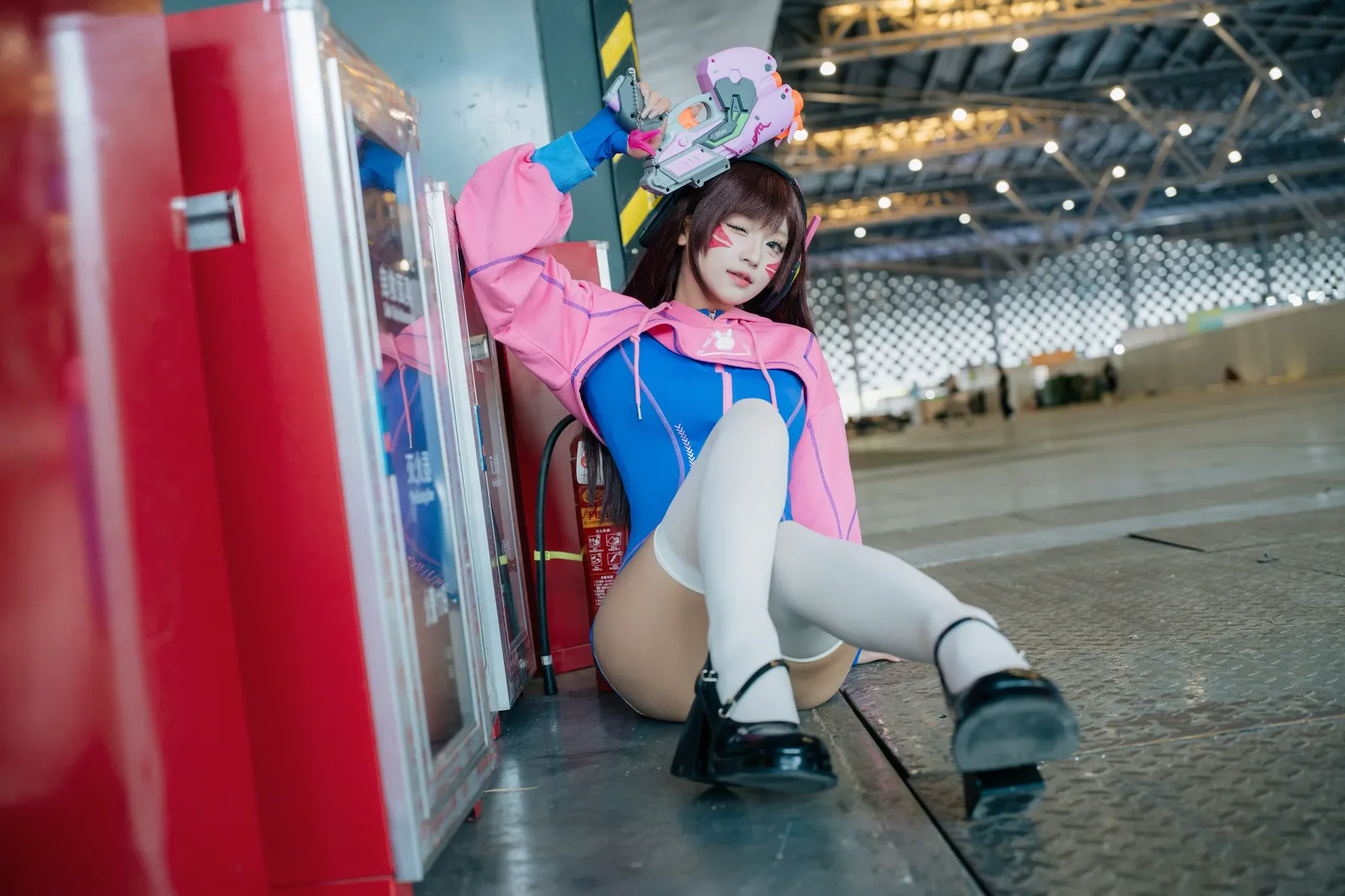 漫展返圖, 守望先鋒, cosplay攝影, 白絲穿搭, D.Va cos - 第8張