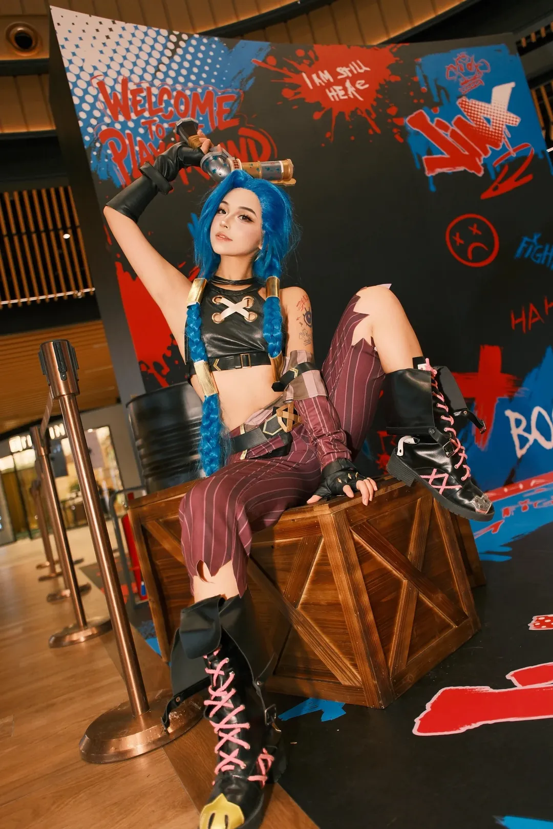 リーグ・オブ・レジェンド, コスプレ現場, ジンクスコスプレ, オフラインコスプレ, 前灘太古里