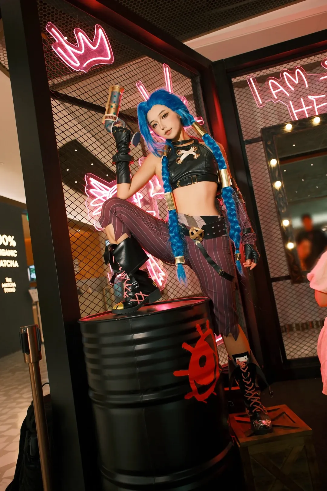 英雄联盟, cosplay现场, 金克丝cos, 线下cos, 前滩太古里 - 第5张