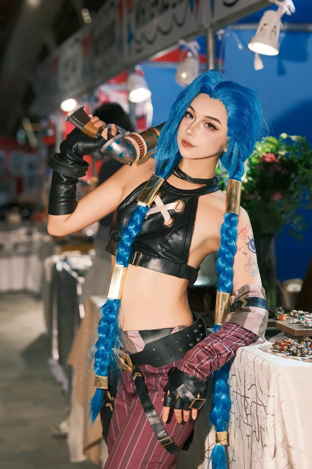 英雄联盟, cosplay现场, 金克丝cos, 线下cos, 前滩太古里 - 第7张