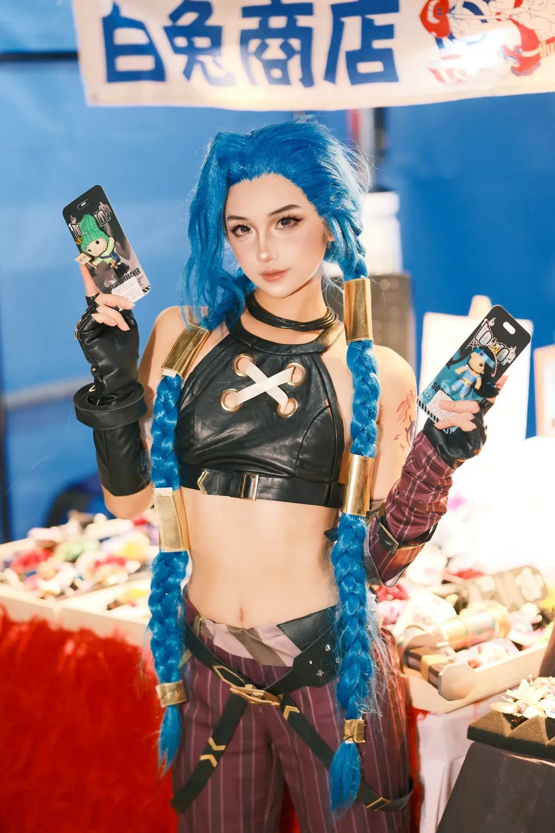 英雄联盟, cosplay现场, 金克丝cos, 线下cos, 前滩太古里 - 第8张