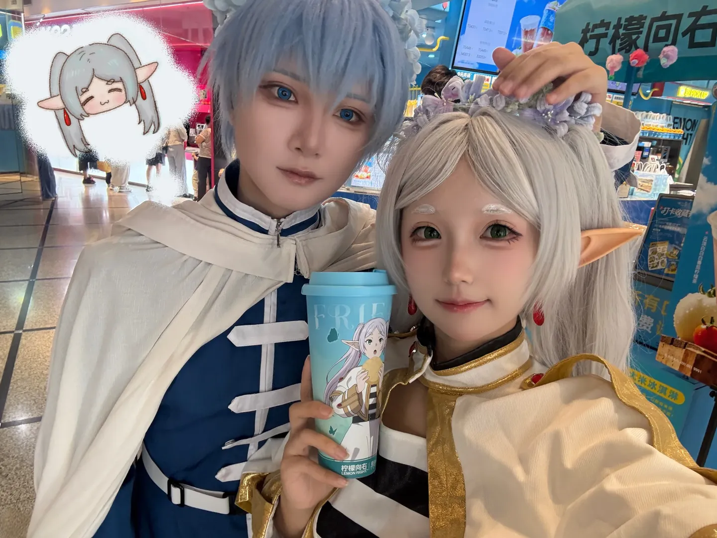 葬送的芙莉莲, 芙莉莲cos, 丝袜cosplay, 上海探店, 柠檬向右 - 第5张