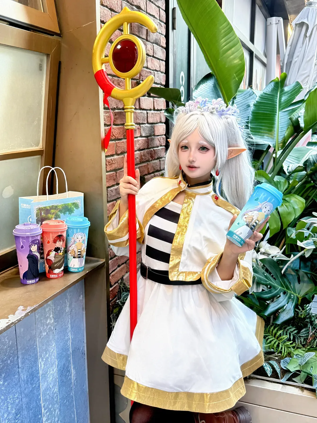 葬送的芙莉莲, 芙莉莲cos, 丝袜cosplay, 上海探店, 柠檬向右 - 第8张