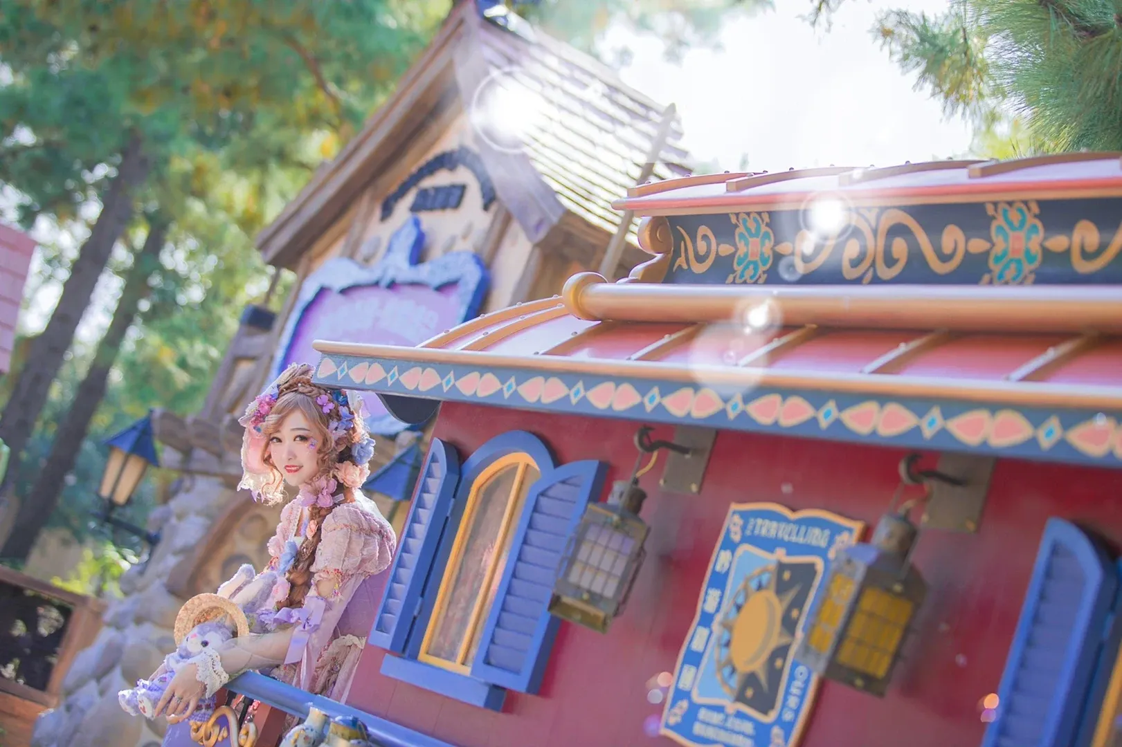 White stockings, Rapunzel cosplay, Rapunzel, Shanghai Disneyland, Disney runaway princess - Image 6