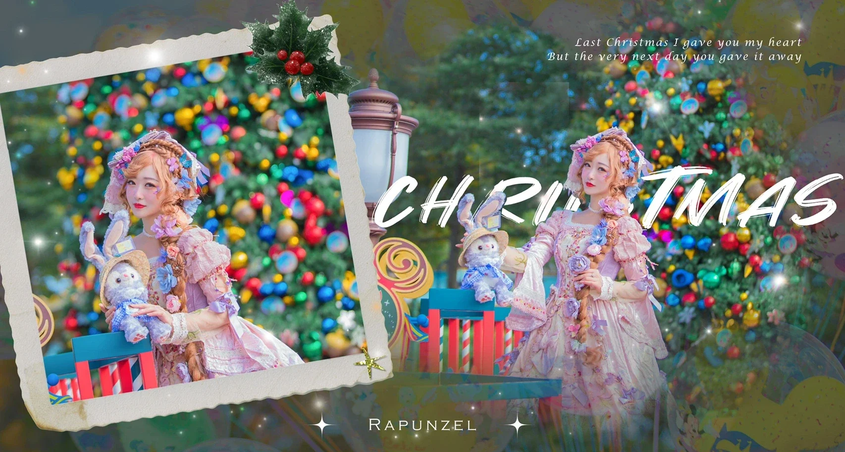 White stockings, Rapunzel cosplay, Rapunzel, Shanghai Disneyland, Disney runaway princess - Image 9