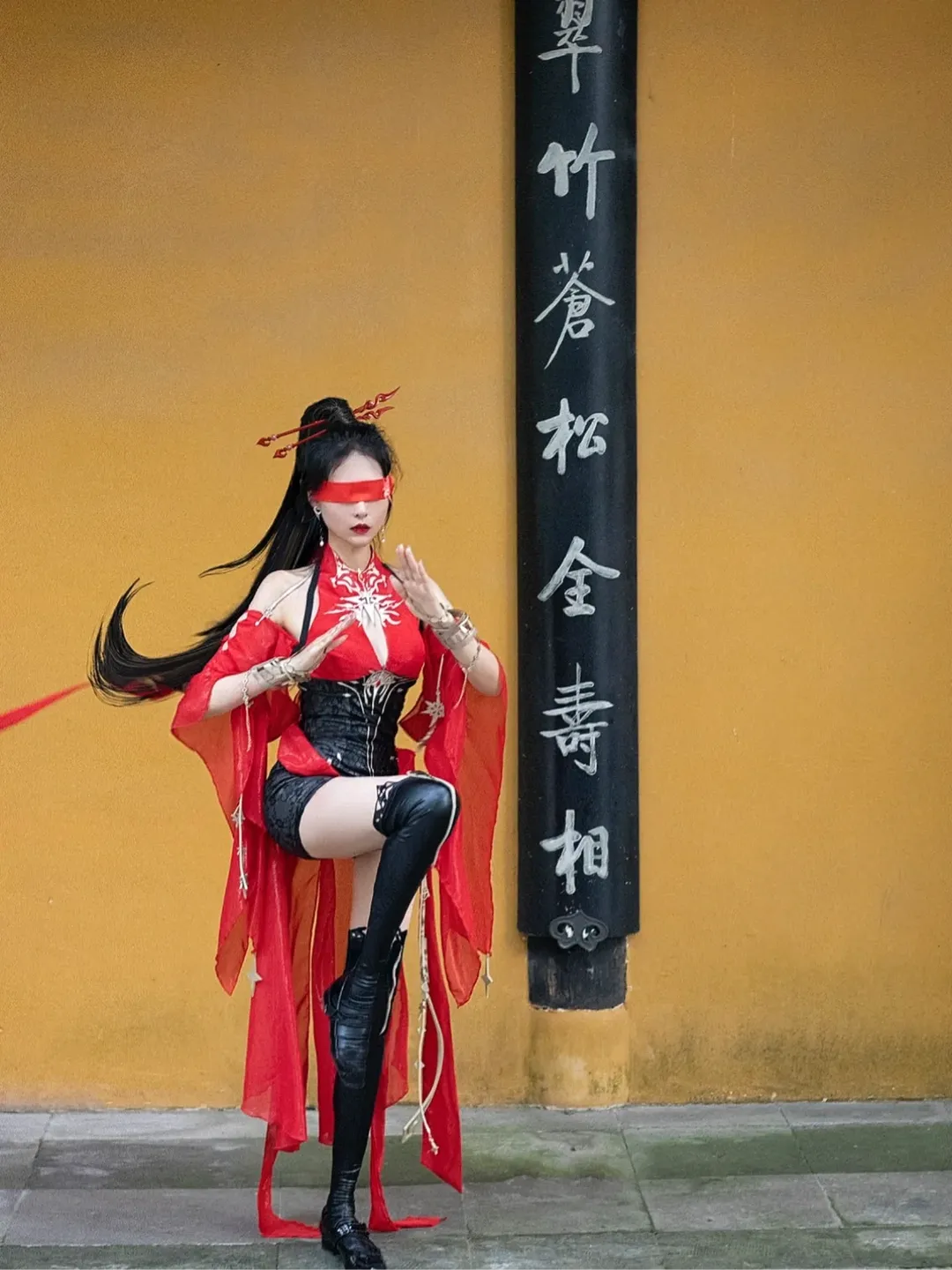 永劫無間, Cosplay分享, 寧紅夜cos, 紅川仙子, 武俠cos