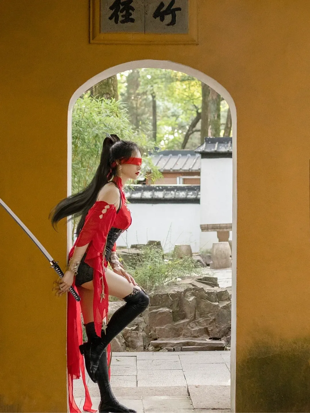 永劫无间, Cosplay分享, 宁红夜cos, 红川仙子, 武侠cos - 第4张