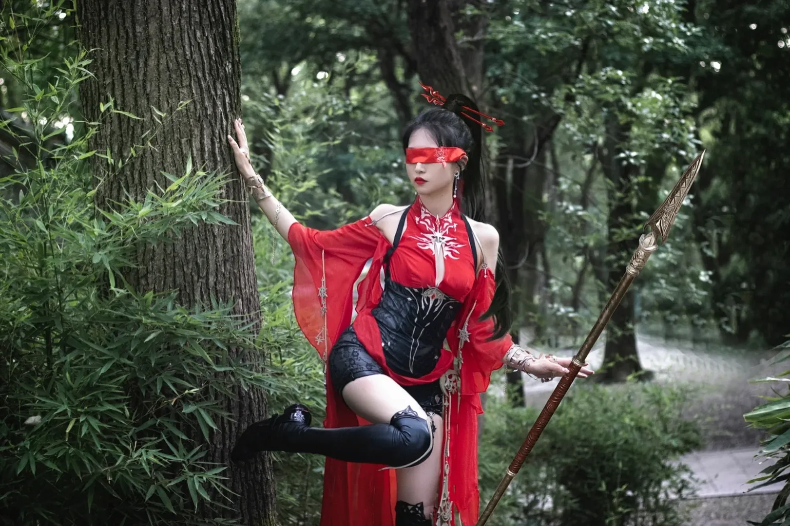 永劫无间, Cosplay分享, 宁红夜cos, 红川仙子, 武侠cos - 第6张