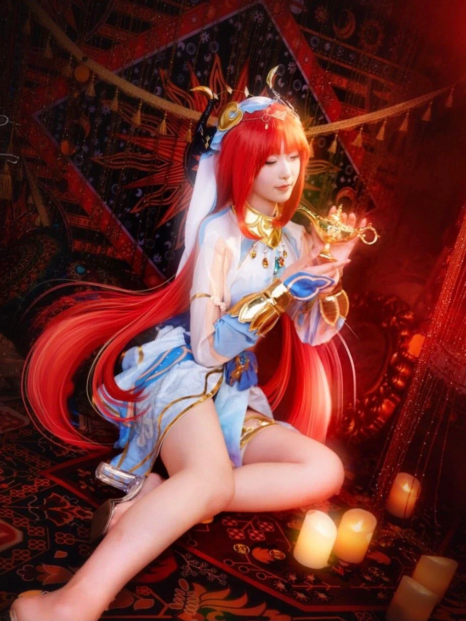 アークナイツ, 八重神子 コスプレ, スルト コスプレ, 黒ストッキング, ルーシーコスプレ - 6枚目