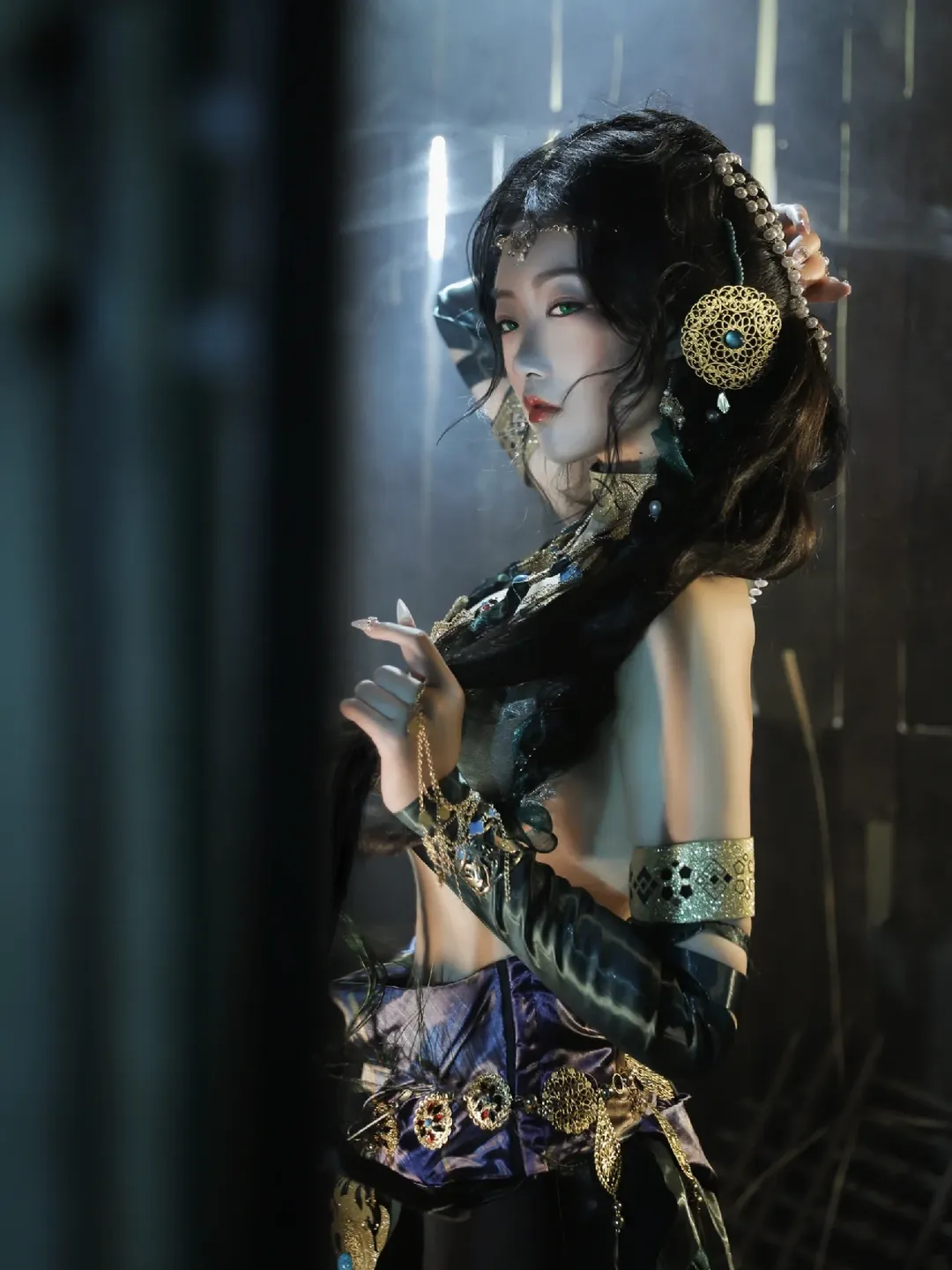 雰囲気のある写真, NARAKA: BLADEPOINT, 黒タイツ コーデ, ナラカ：ブレードポイント モバイル, カナン コスプレ - 4枚目