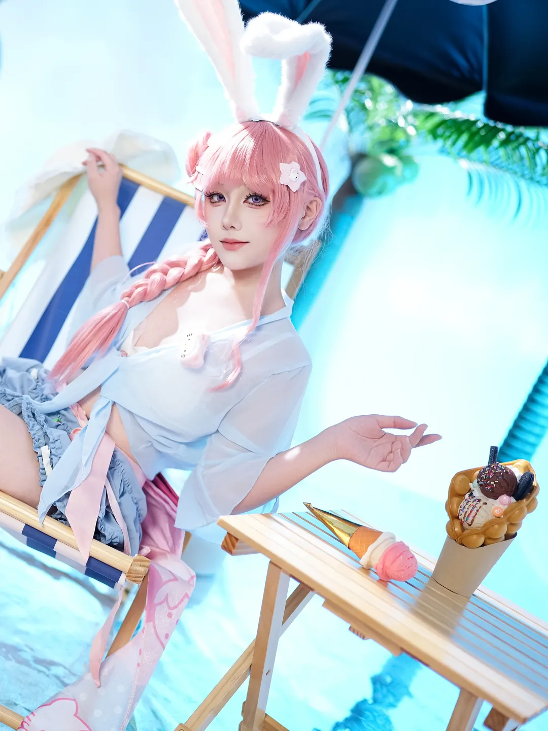 王者荣耀, 公孙离cos, 白丝穿搭, HelloKitty星元, RED夏日农友节 - 第2张