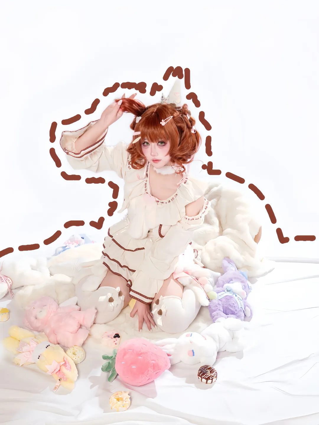 洛丽塔, 棚拍, 白丝, 赛马娘, 真弓快车cos