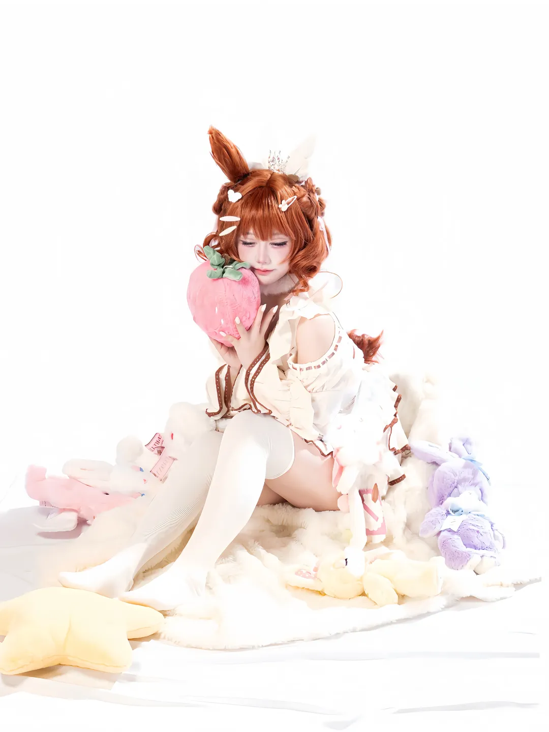 cosplay, 白丝, 赛马娘, 真弓快车cos, 五周年