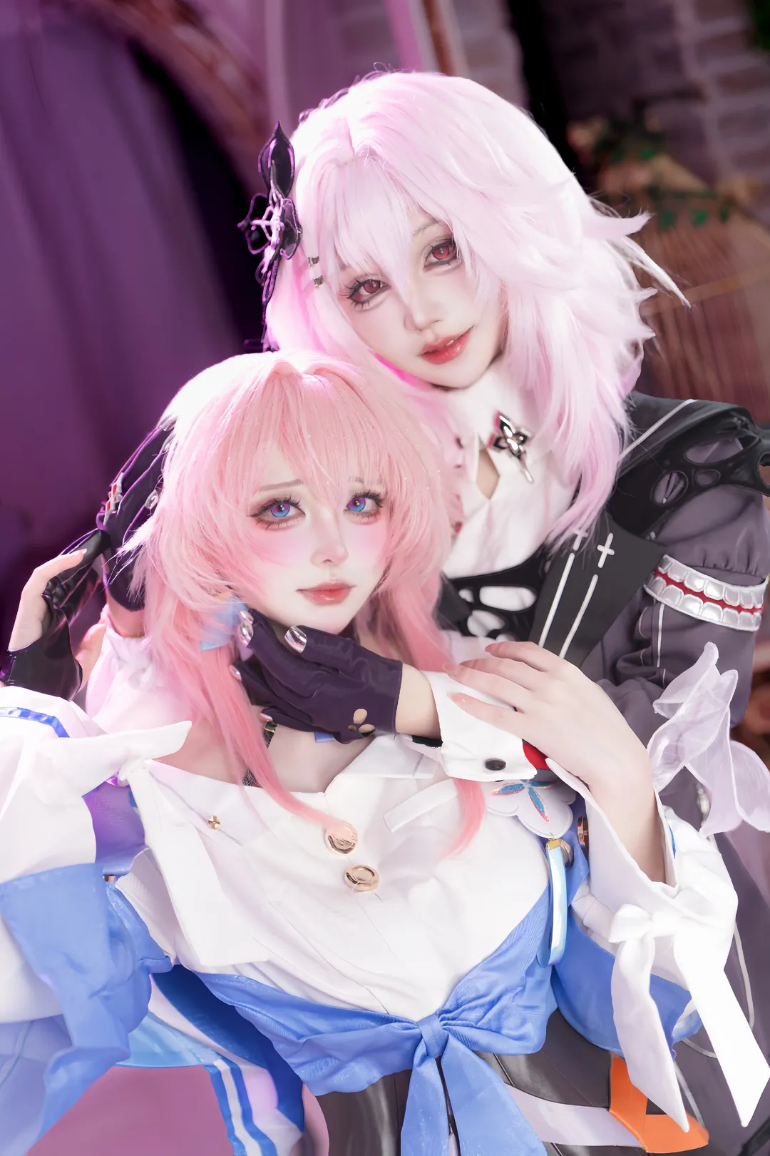 崩坏星穹铁道, 长夜月cos, cosplay摄影, 双人cosplay, 三月七