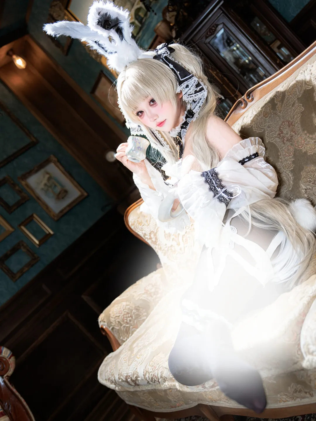 cosplay, 二次元摄影, 碧蓝航线, 可畏cos, 兔耳女仆