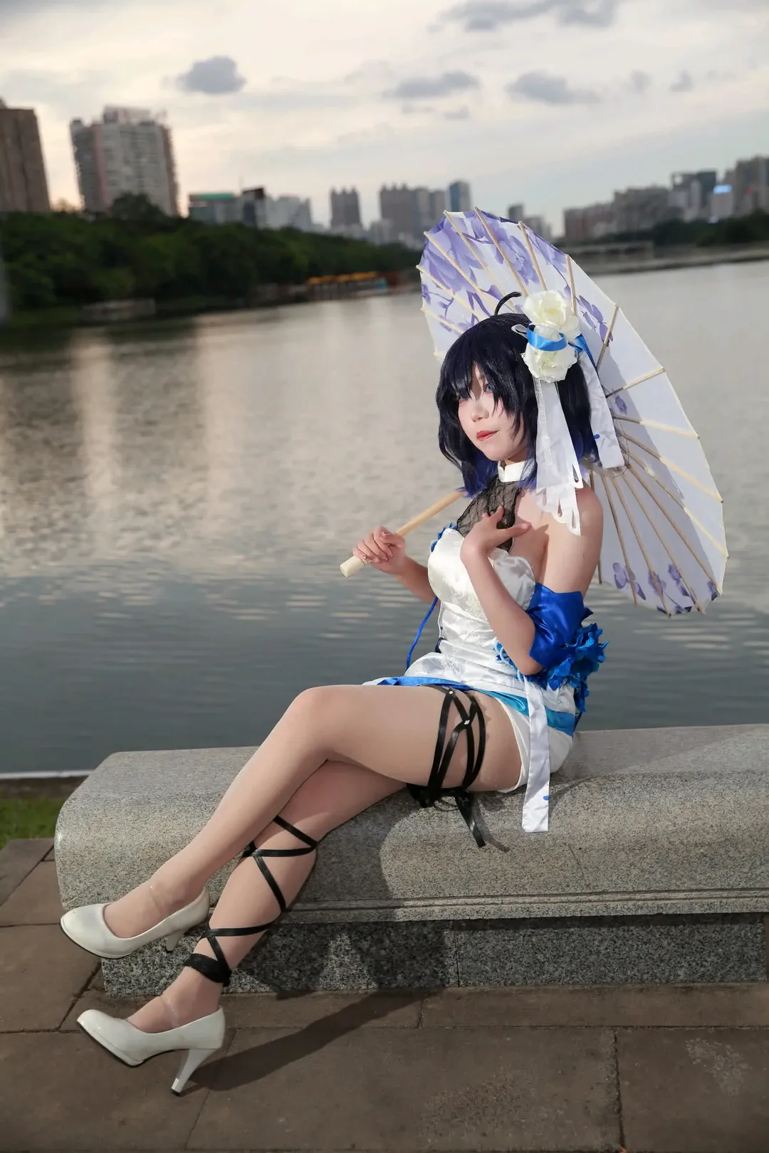 希兒cos, 崩壞三, cosplay攝影, 外景cos, 墨染鏡華 - 第1張