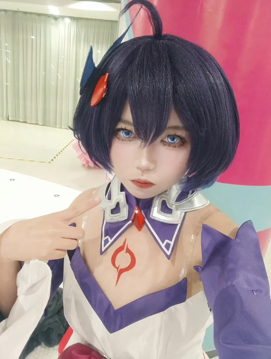 cosplay, 崩坏三, 希儿芙乐艾cos, 红瞳, 黑希儿 - 第1张