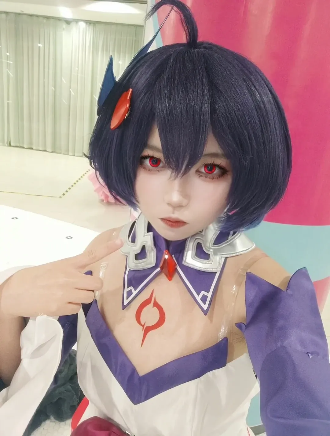 cosplay, 崩坏三, 希儿芙乐艾cos, 红瞳, 黑希儿 - 第2张