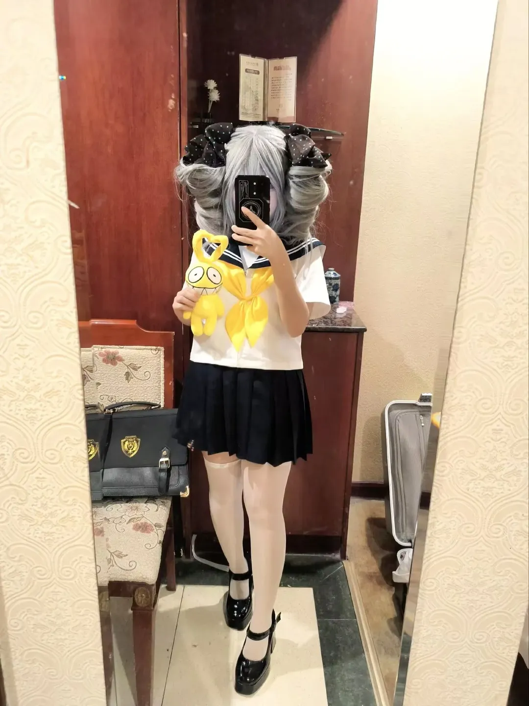 崩坏三, 布洛妮娅cos, cosplay日常, 二次元穿搭, 白丝cos - 第2张