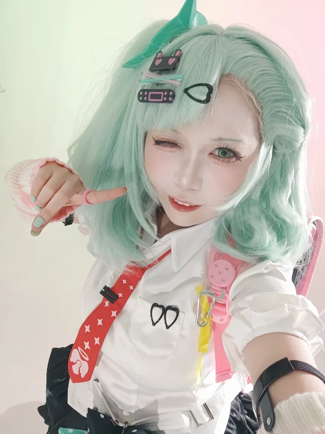 绝区零, 妄想天使, 千夏cos, 降噪测试, 过膝袜 - 第2张