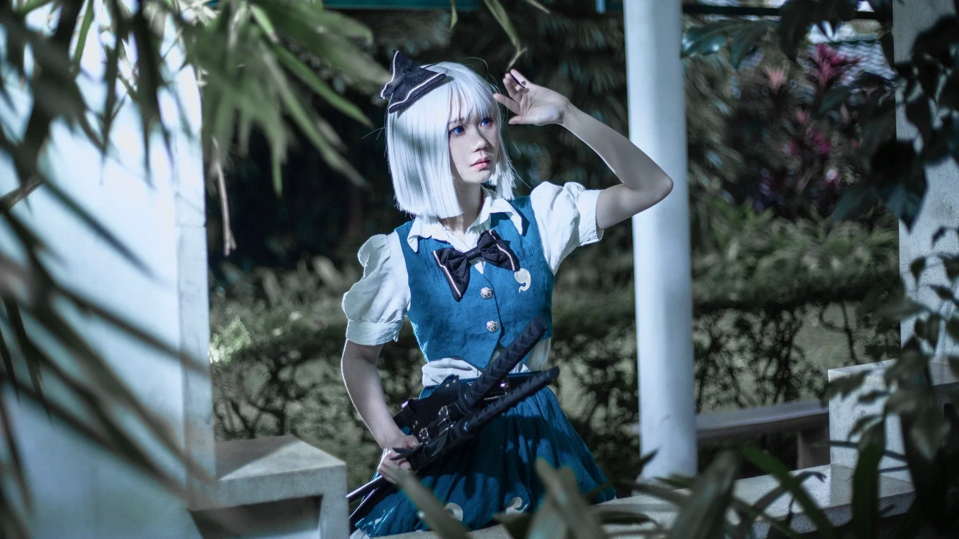 雰囲気のある写真, 撮影テクニック, コスプレ撮影, 黒タイツ コーデ, 1灯ライティング - 13枚目
