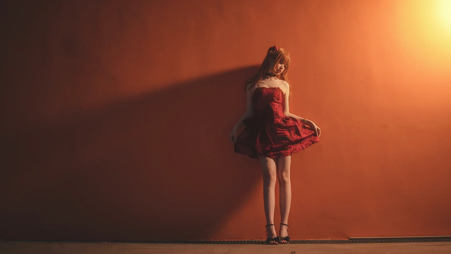 雰囲気のある写真, 撮影テクニック, コスプレ撮影, 黒タイツ コーデ, 1灯ライティング - 14枚目