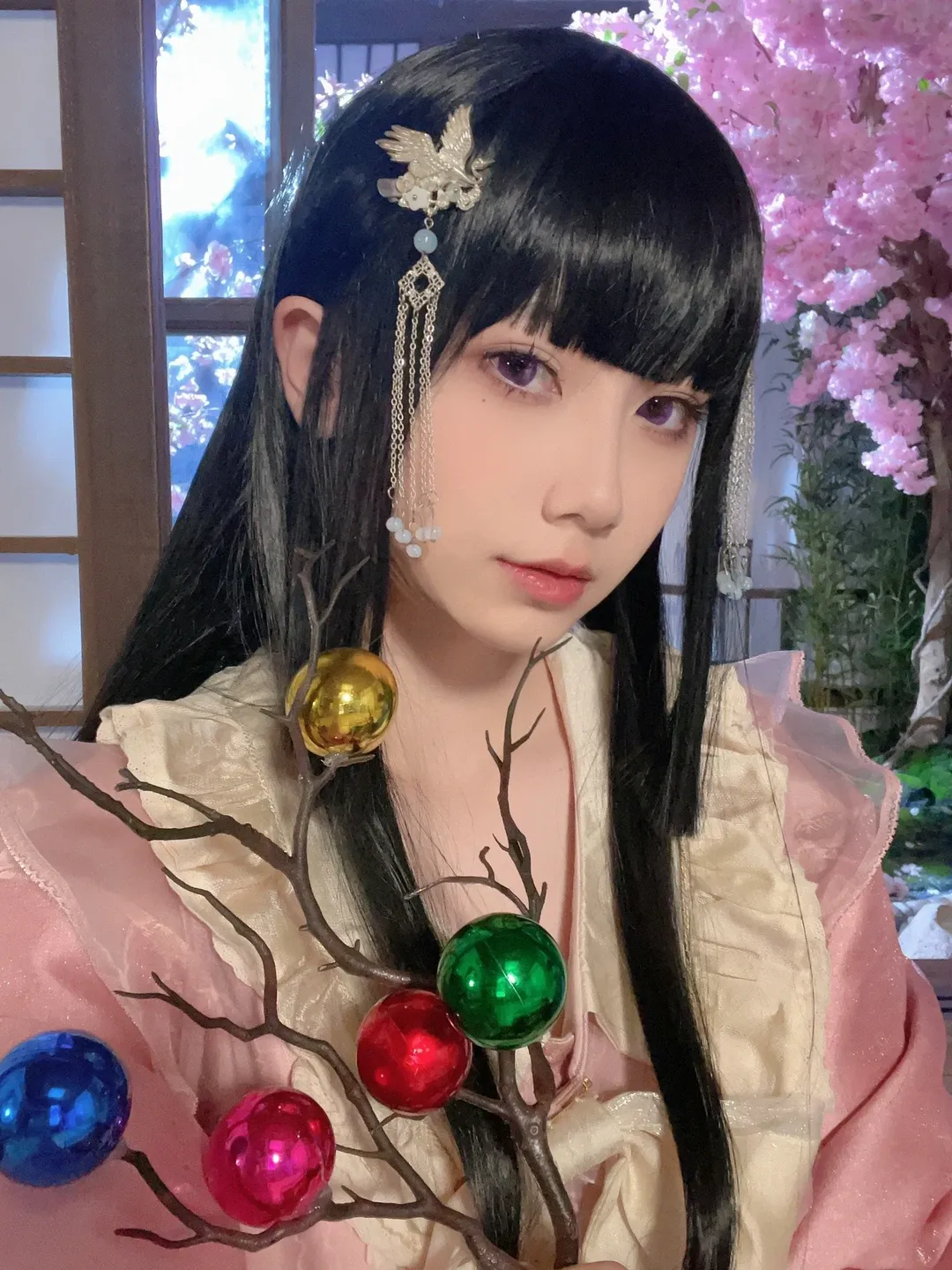 東方Project, 桜, 日本庭園, 写真共有, 蓬莱山輝夜コスプレ - 2枚目