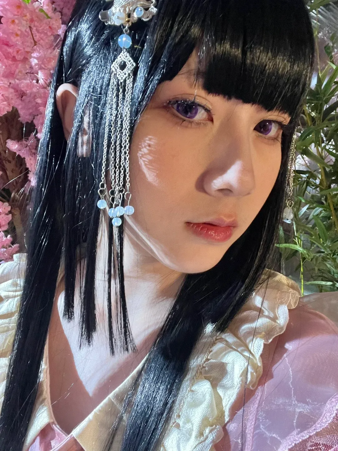 東方Project, 桜, 日本庭園, 写真共有, 蓬莱山輝夜コスプレ - 4枚目