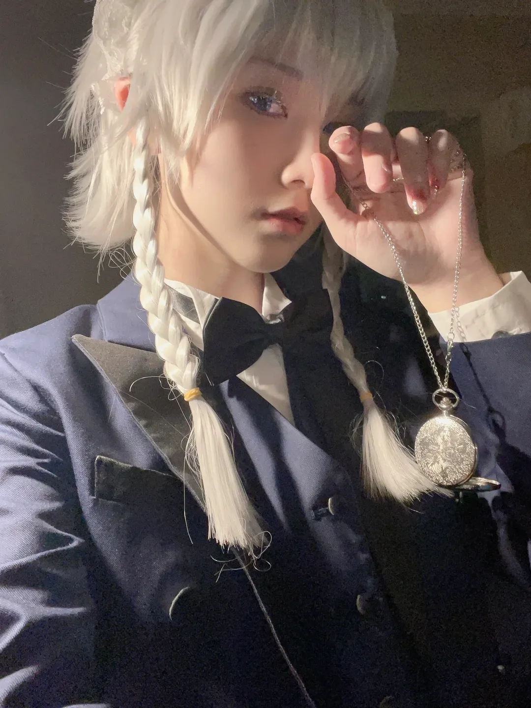 cosplay, 东方Project, 十六夜咲夜cos, 银发双马尾, 执事服 - 第3张