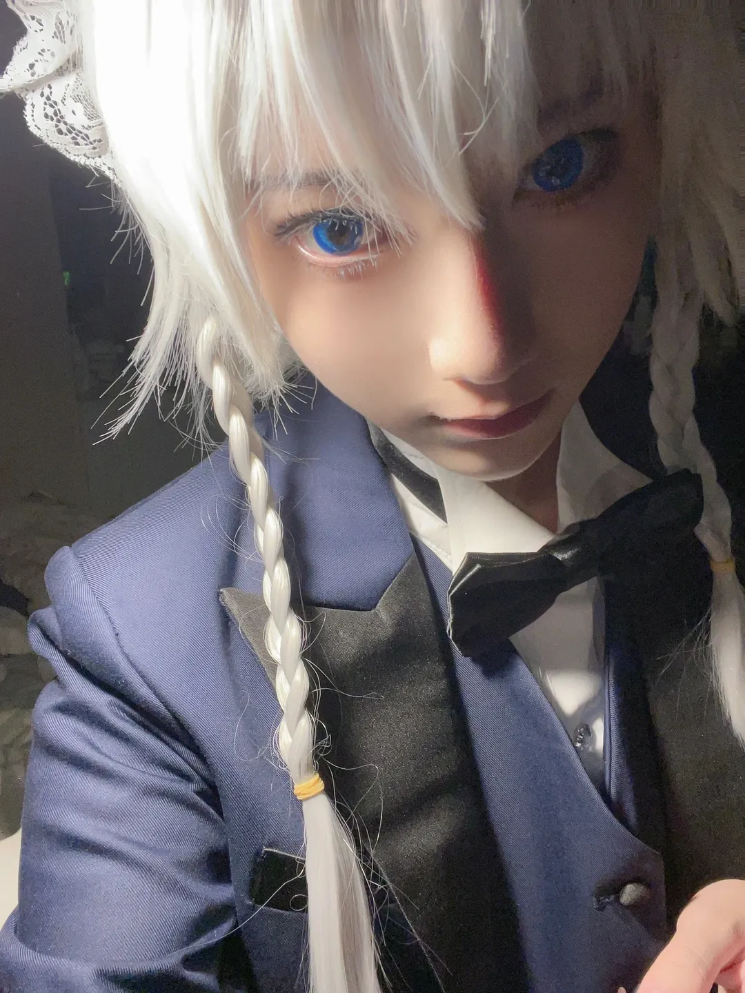 cosplay, 东方Project, 十六夜咲夜cos, 银发双马尾, 执事服 - 第5张