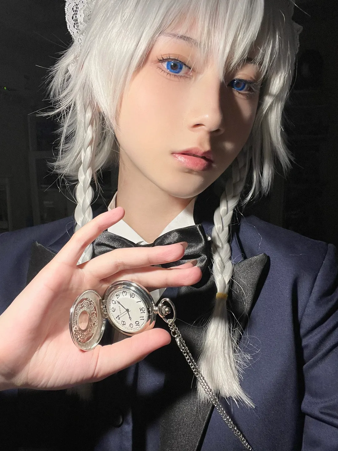 cosplay, 东方Project, 十六夜咲夜cos, 银发双马尾, 执事服 - 第6张