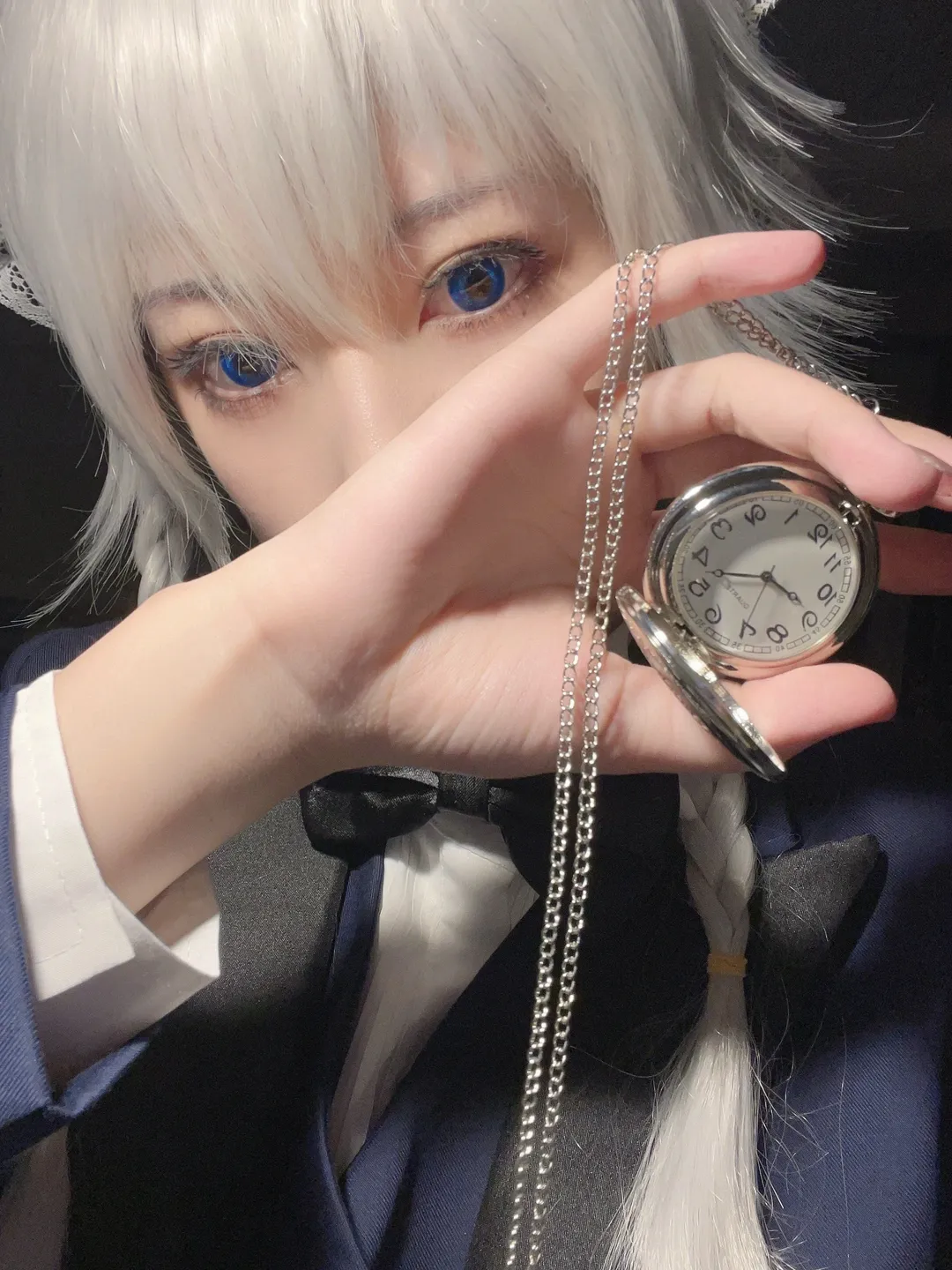 cosplay, 东方Project, 十六夜咲夜cos, 银发双马尾, 执事服 - 第7张