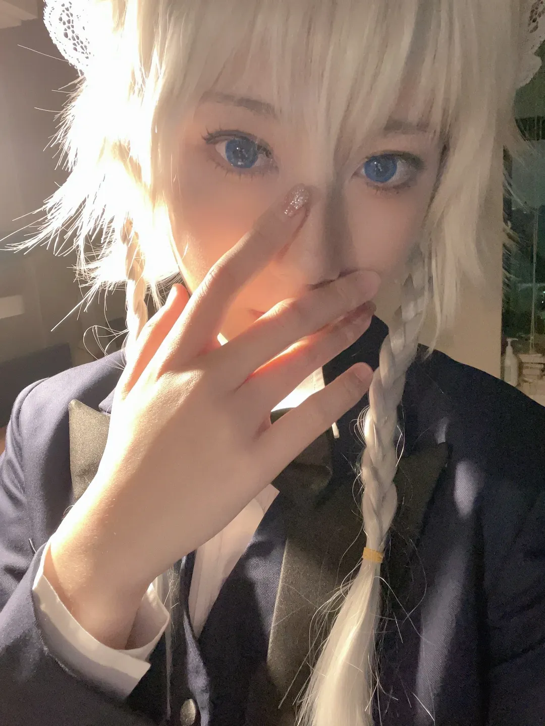 cosplay, 东方Project, 十六夜咲夜cos, 银发双马尾, 执事服 - 第8张