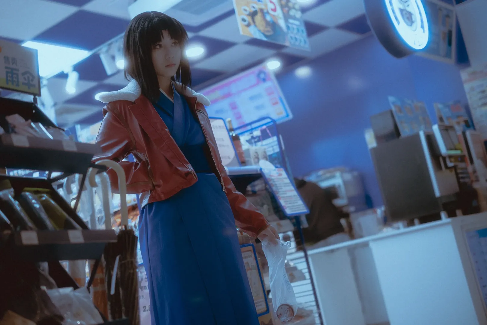 cos日常, 两仪式cos, 空之境界, 型月cosplay, 闪光灯摄影